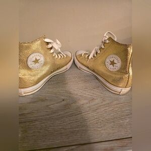 Light Gold All Star Converse Chuck Taylors
